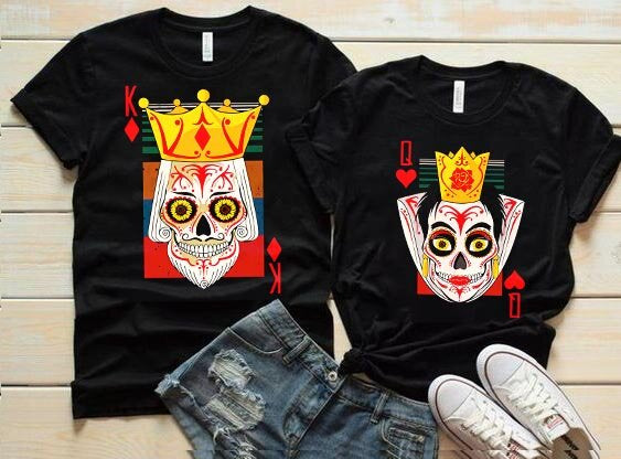 Tricouri pentru cupluri King Queen 2