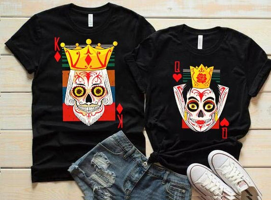 Tricouri pentru cupluri King Queen 2
